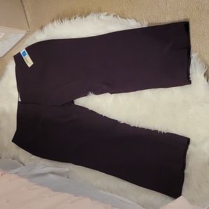 Covington Woman plum stretch dress pants classic 2 back pockets size 24W…New
